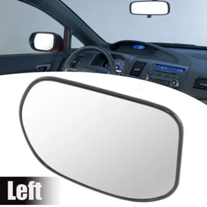 Espejo retrovisor lateral izquierdo del conductor de vidrio para Honda Civic 2006-2011 HO1324119 76253SNAA01 - Imagen 1 de 10