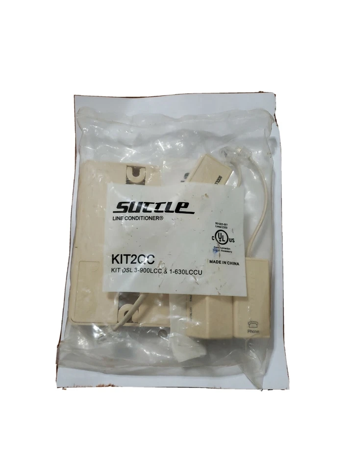 SUTTLE Wall Mount DSL Adapter Filter Phone Line Conditioner with 3 DSL filters - Image 1 of 4