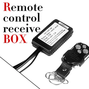 For LED Work Light Bar Fog Driving Lamp Wireless Remote Control Switch ON/OFF US - Foto 1 di 14