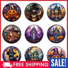 Full Embroidery Cotton Thread 11CT Counted Stained Glass Halloween Cross Stitch