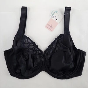 Rosa Faia Anita Lupina Bra 32I Black Underwire Side Support Unpadded NEW - Picture 1 of 8