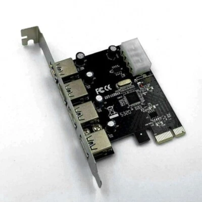 PCI-E Express to 4 Port B 3.0 Expansion Card Adapter 1 to 4 PCIE Splitters - Image 1 of 4