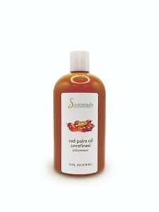 RED PALM OIL EXTRA VIRGIN UNREFINED NATURAL CARRIER COLD PRESSED 100% PURE