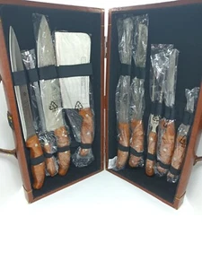 SBS Messerset 9-teilig in (Kunst) Leder Tasche *NEU* - Bild 1 von 7