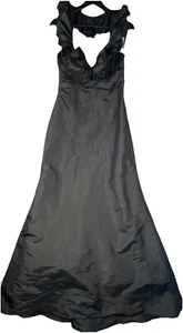 Bill Levkoff Bridesmaid , Formal Prom Party Black Nylon Dress Sz 10 Sample - Picture 1 of 11
