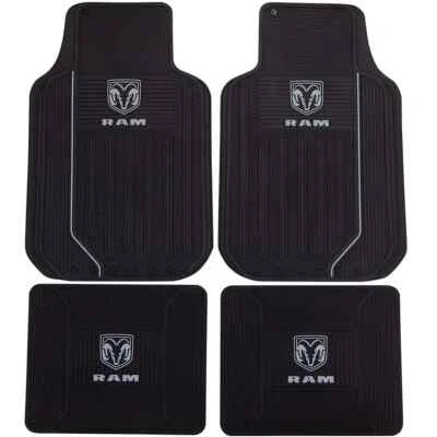 New Ram Logo Car Truck All Weather Front And Rear Floor Mats Foto 1 de 4