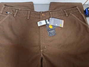 Carhartt FR 50x32 Duck Arbeitslatzhose schwer entflammbar FRB229 - BRAUN - Neu mit Etikett - Bild 1 von 8