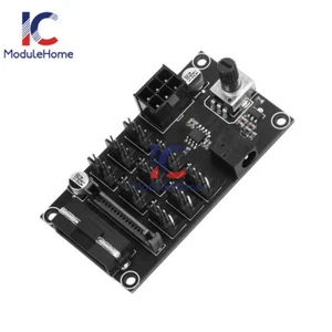 Computer Chassis PWM Violent Fan Speed Controller 9 canali Fan Hub Controller. - Foto 1 di 18
