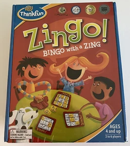 ThinkFun ZINGO! Bingo With A Zing Matching Game Ages 4+ NEW Family Play Fun - Picture 1 of 6