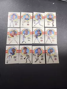 Juego de 12 cartas Fleer All-Star Insert 1990 Ripken, Bains, Puckett, Sandberg - Imagen 1 de 2