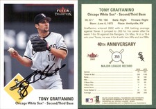 Tony Graffanino Signed 2003 Fleer Tradition #355 Card Chicago White Sox Auto AU