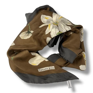 Tiffany & Co. Schal 100% Seide Floral Made In Italy - Bild 1 von 5