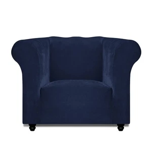 Stretch Velvet Chesterfield Style Couch Slipcover for Living Room, Soft Non-S... - Picture 1 of 7