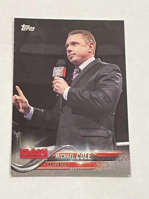 2018 Topps WWE Wrestling #57 - Michael Cole Foto 1 de 2