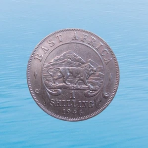 BRITISH EAST AFRICA SHILLING 1946 SA GEORGE VI KM 28 #5409# - Picture 1 of 2