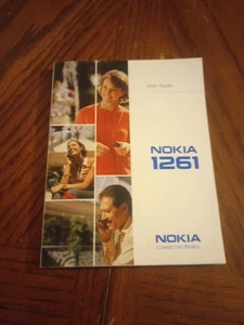 Guide de l'utilisateur Nokia 1261 livre - Photo 1 sur 2