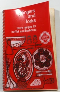 Fingers and Forks Tasty Recipes for Buffet and Barbecue CWA SA cookbook 1967 PB - Picture 1 of 16