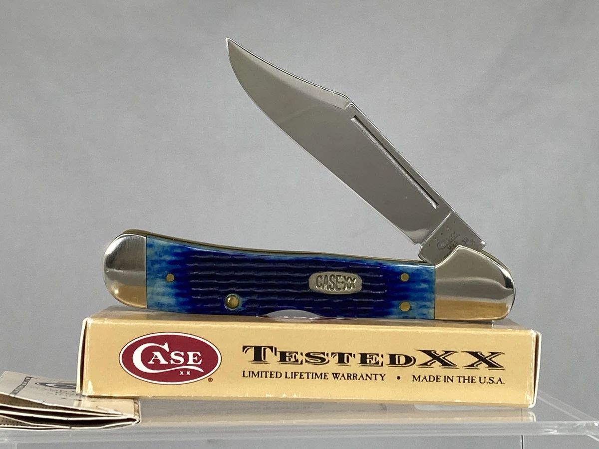 Case XX Blue Collectible Vintage Factory Manufactured Folding