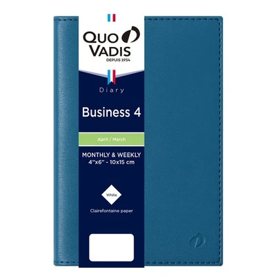 Quo Vadis Planner Starting April 2025 Business 4/Soho Diary Weekly Vertical 297 - Image 1 of 4