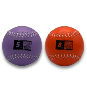 Weighted Softballs | Leather Softball Weighted Balls (Set of 2) for Pitching ... - Picture 1 of 1