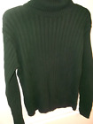 Vintage Forever Creative Cotton Green Turtle Neck Pullover Sweater Size L EUC