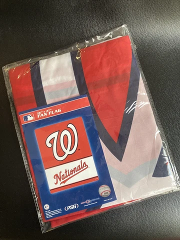 Washington Nationals Fan Flag 3'x4'  (36” x 47”) MLB New Official Nats genuine Cover