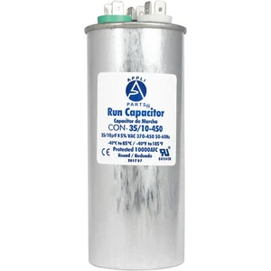 Appli Parts Dual Run Capacitor for ac 35+10 Mfd uF (microfarads) 370VAC or 450VA - Picture 1 of 8