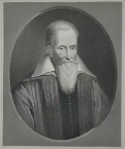 Original 1837 Antique Engraving Print Joseph Justus Scaliger France Knight - Picture 1 of 3