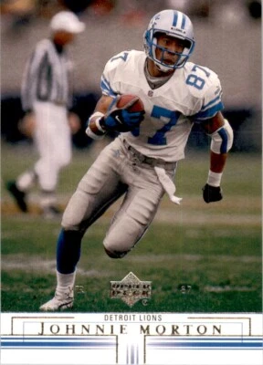 2001 Upper Deck Johnnie Morton Detroit Lions #62 NFL Football Card - Image 1 of 2