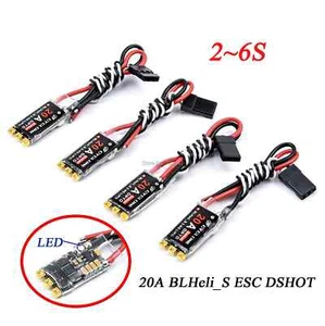 ESC Speed Controller w LED 2-6S 20-45A For FPV Drone Quadcopter 220 250mm Frame - Picture 1 of 24