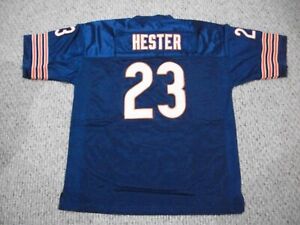 DEVIN HESTER Unsigned Custom Chicago Blue Sewn New Football Jersey Szes S-3XL