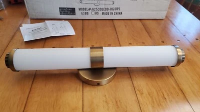 Access Lighting Aqua Brushed Gold Vanity Light Bar with Opal Glass Shade - Image 1 of 4