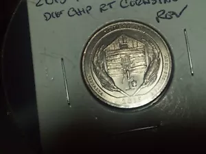 Mint Error Coin Washington Quarter 2015p Homestead REV Die Chip - Picture 1 of 5