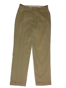 Polo Ralph Lauren Cuffed Hammond Pants Mens Size 36X34 Biege Khaki - Picture 1 of 11