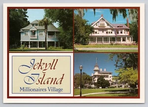 Jekyll Island Millionäre Dorf Georgia mehrere Ansichten Postkarte - Bild 1 von 2