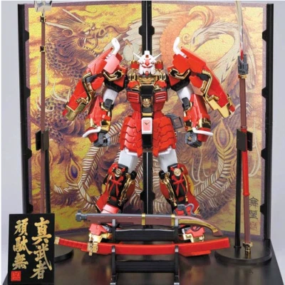 GUNDAM - 1/100 Shin Musha Sengoku no Jin Master Grade Model Kit MG Bandai - Immagine 1 di 4