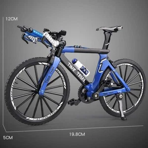 Mini 1:8 Bicycle Model Toy Diecast Metal Finger Mountain Bike Racing Collection - Picture 1 of 15