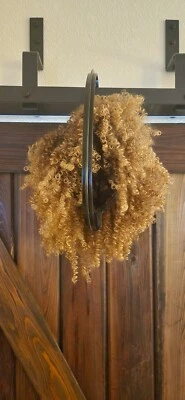 Pelucas afro rizadas para mujeres negras - Peluca afro rizada con flequillo Peluca ombre rubia Sho Foto 1 de 2