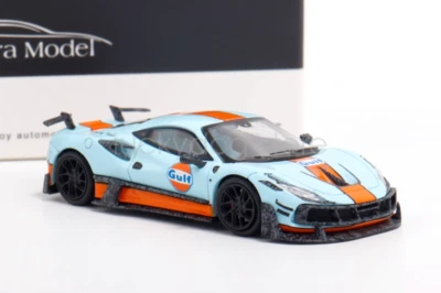 Aurora 1:64 Blue F8xx Tributo Mansory Sport Model Diecast Metal Car - Image 1 of 4