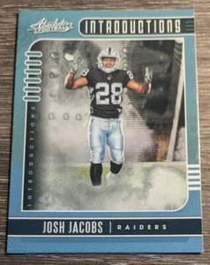 2019 Josh Jacobs Absolute Rookie Introductions #12 Raiders Green Bay Packers NM - Picture 1 of 2