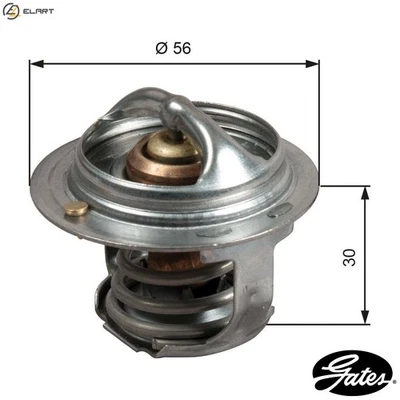THERMOSTAT COOLANT TH50482G1 FOR SUBARU TRIBECA/SUV OUTBACK LEGACY/Station/IV - Изображение 1 из 4