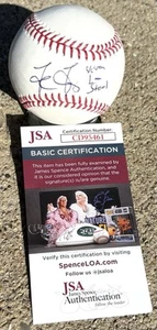 FRANK THE TANK FLEMING Barhocker SIGNIERT Baseball JSA COA NY METS Viva La Hocker - Bild 1 von 3