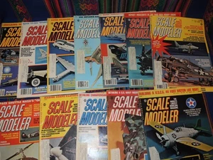 Vintage Scale Modeler Magazine Mix LOT of 12 from 1980 and 1981 - Imagen 1 de 5