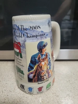 Taza Edición Limitada Stein Reconocimiento de la Copa Mundial de Criadores 2008 Campeones Foto 1 de 3