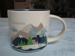 STARBUCKS YOU ARE HERE COLLECTION ALASKA MUG CUP MADE FOR STARBUCKS SEATTLE 2013