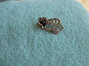 Vintage & Nicely Designed Sterling Silver by JEWELART Floral Brooch/Pin - Picture 1 of 3