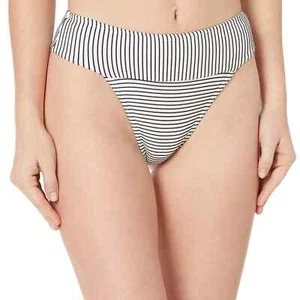 Pantalones de bikini ROXY L2862 blanco brillante Bico Mind Of Freedom pierna alta talla M - Imagen 1 de 4
