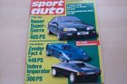 2) Sport Auto 06/1990 - Opel Omega A 3000 24V mit  - BMW 525i E34 mit 192PS bes