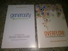 Generosity Four-Week Devotional Gordon MacDonald & Overflow Book LOT