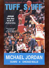 1991 Tuff Stuff Magazine carte postale Michael Jordan #5 ~5 1/2" x 3 1/2" excellent